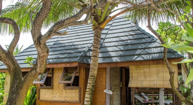 Двухместное бунгало Comfort с видом на сад Green Lodge Moorea