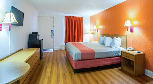 Standardowy dwuosobowy pokój Motel 6 Perry
