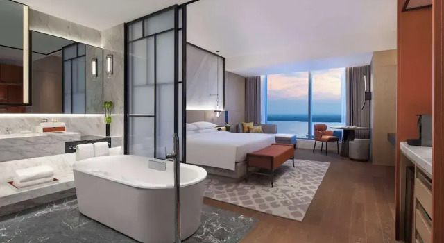 Двухместный номер с видом на озеро Hyatt Regency Changshu Kuncheng Lake