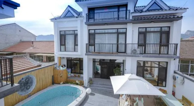Кровать в общем номере The life I yearn for. Qing Gengyu Reading Pool B&B