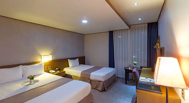 Номер Deluxe с частичным видом на море Benikea Hotel Jeju