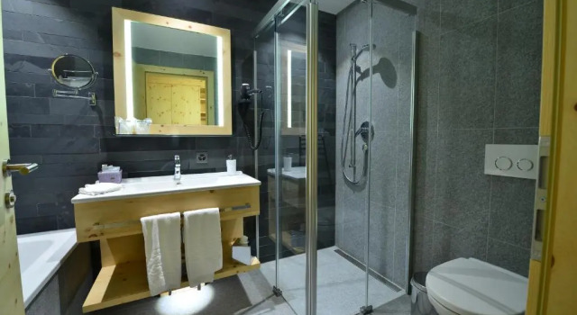 Двухместный номер Deluxe Цокольный этаж Alpenhotel Fleurs de Zermatt