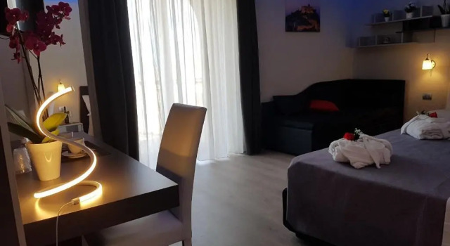 Deluxe dublă cameră cu balcon și cu vedere la mare Sunset Tropea