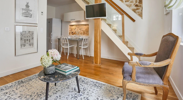 Номер Standard Дуплекс c 1 комнатой Apartments Du Louvre St Honoré