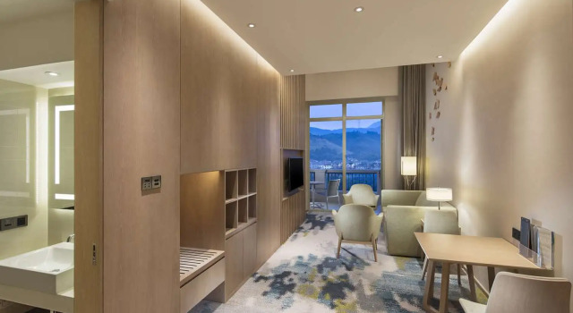 Люкс Дуплекс c 1 комнатой Hilton Garden Inn Hangzhou Luniao Xinhu