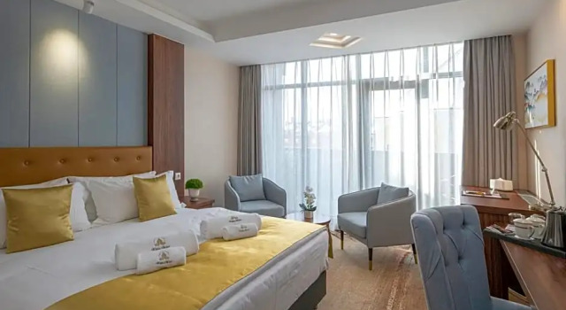 Двухместный номер Deluxe с балконом Willis Hotel Business & Wellness