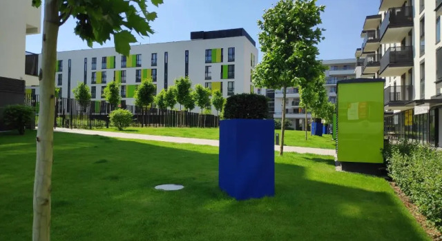 Апартаменты с балконом FIRST -- Green Żoliborz apartment 1