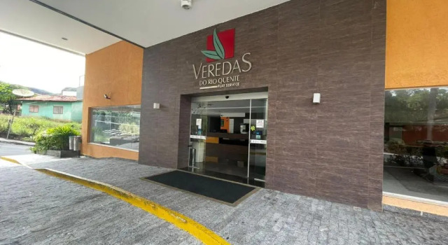 Flat 405 - Condomínio Veredas do Rio Quente - Diferenciado com ar na sala e no quarto, Забронировать Отель Риу-Кенти 