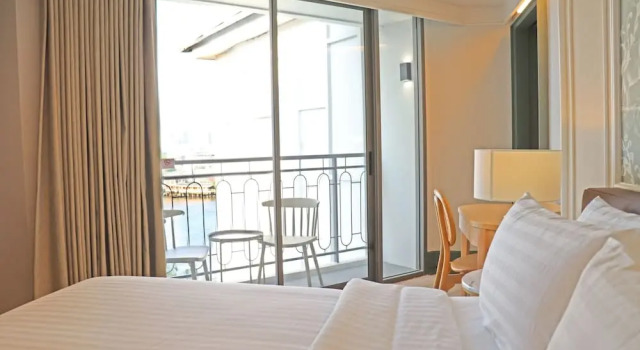 Двухместный люкс Quarter c 1 комнатой с видом на реку The Quarter Chaophraya by UHG - Riverfront Hotel, Walk to ICONSIAM