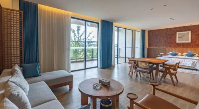 Люкс Deluxe Wunvzhou Resort Wuxian Caishen Island Light Luxury Hotel