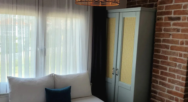 Двухместный номер Deluxe с балконом Cunda Rooms