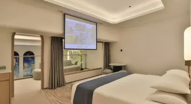 Двухместный люкс Comfort Cloud and straw meet the building block hotel