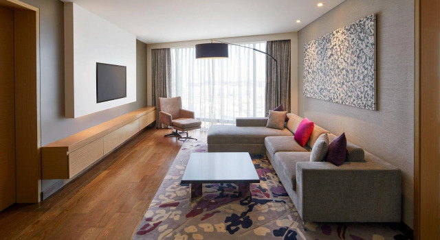 Апартаменты с 2 комнатами с видом на город Marriott Executive Apartments Hyderabad