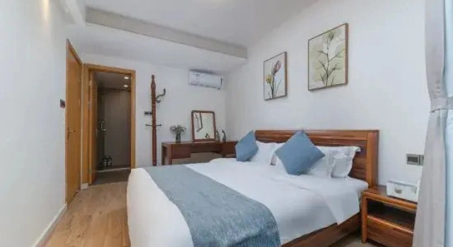 Семейный люкс с 2 комнатами с видом на море Xiyue Lijing Resort Apartment (Shanwei Poly Jinchowan Branch)