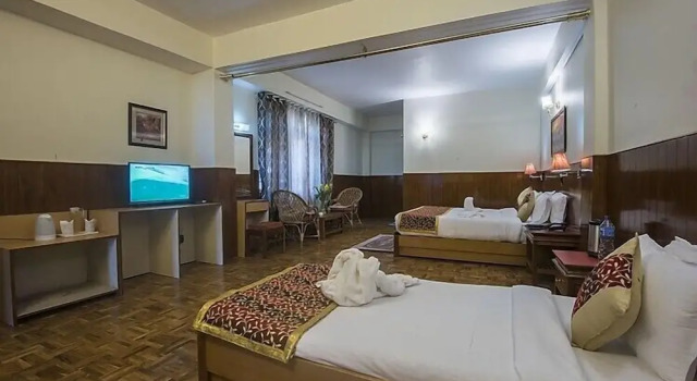 Standardowy rodzinny pokój Hotel Chiminda Pelling
