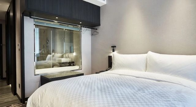 Двухместная студия с балконом The Tango Hotel Taipei Shilin