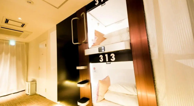 Женская капсула Premium Spa&Capsule Hotel Grandpark Inn Kitasenju