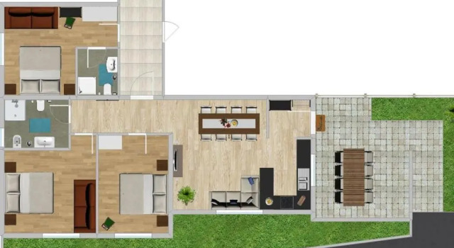 Апартаменты с 3 комнатами Appartements Tirol