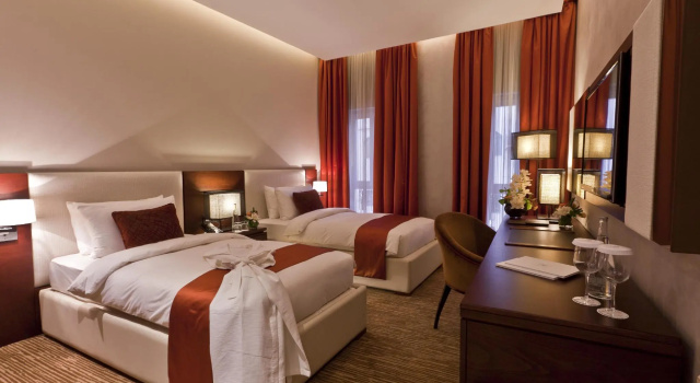 Classic Twin room Zubarah Hotel