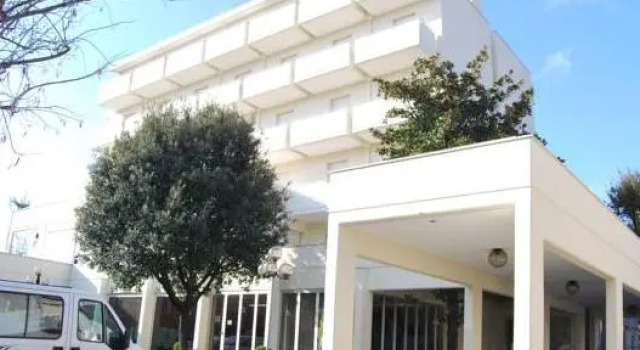 Кровать в общем номере Hotel Le Querce