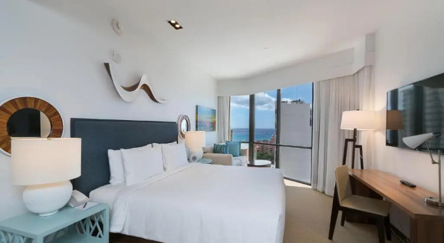 Двухместный номер Standard с видом на океан Hyatt Centric Waikiki Beach