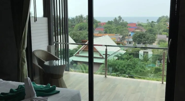Двухместный номер Deluxe с балконом Pinky Bungalows Resort