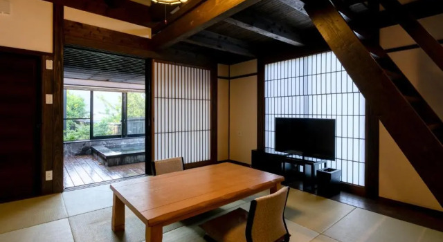 Двухместный номер Standard Yufuin Onsen Toshoan