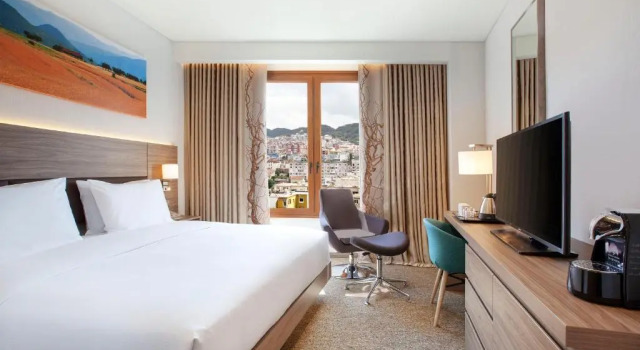 Двухместный люкс c 1 комнатой с балконом Hilton Garden Inn Tirana