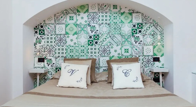 Люкс с балконом и с видом на море Villa Carolina Country House