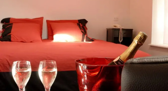 Двухместный номер Comfort Logis Hôtel Tante Yvonne & son restaurant semi-gastronomique - Lyon Nord