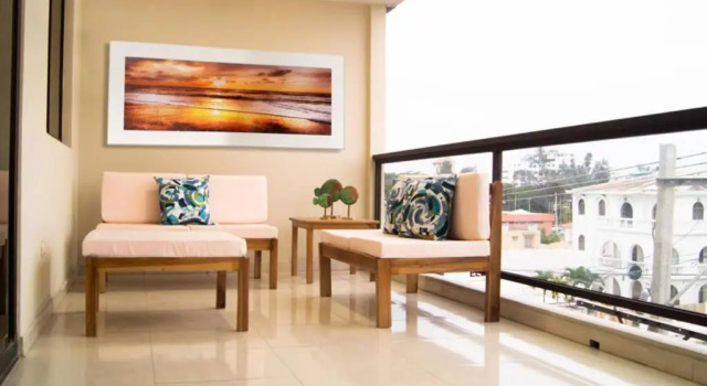 Chipipe Salinas Beachfront Apartment w Parking, No elevator, Prenota Appartamento Salinas Santa Elena Province