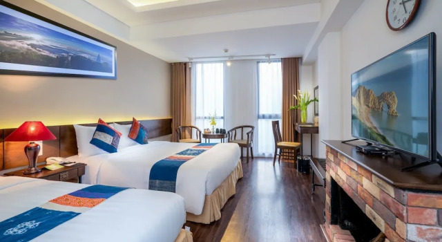 Семейный номер Deluxe с видом на горы Amazing Hotel Sapa