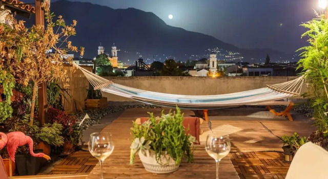 Апартаменты Chic Loft With Roof Garden and Panoramic View