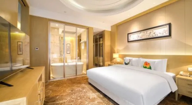 Люкс Deluxe Jinjiang Metropolo Hotel (Shanghai Jing'an Pengpu Xincun Subway Station)