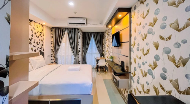 Студия Skylounge Makassar Apartment