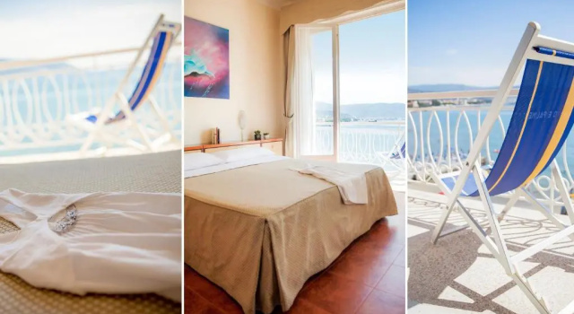 Семейный номер Standard с видом на море Hotel Golfo e Palme