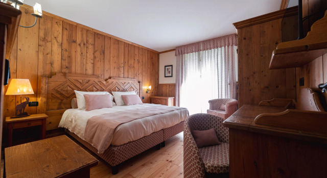 Двухместный номер Standard с балконом HOTEL BOUTON DOR Courmayeur