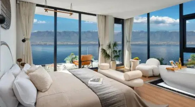 Люкс с 2 комнатами с видом на море Brahmansu · Pure Soul | Holiday Villa Guanyun Sea View Light Luxury Inn (Dali Erhai Branch)