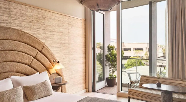 Двухместный номер Deluxe с балконом Santa Monica Proper Hotel, a Member of Design Hotels