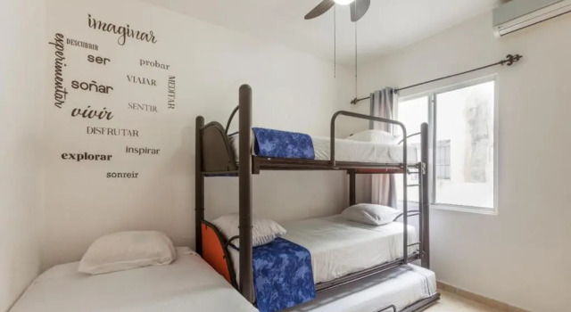 Apartamento en Fraccionamiento Privado 6 personas con piscina cerca de la Playa