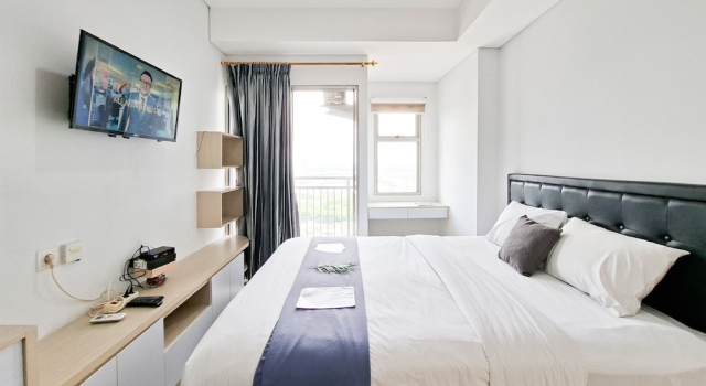 Wonderful Living Studio At Apartment Springwood Residence Tangerang, Prenota Appartamento Appartamenti a Tangerang, Appartamento
