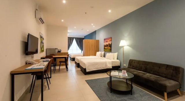 Семейная студия Standard The Signature Serviced Suites & Office Puchong