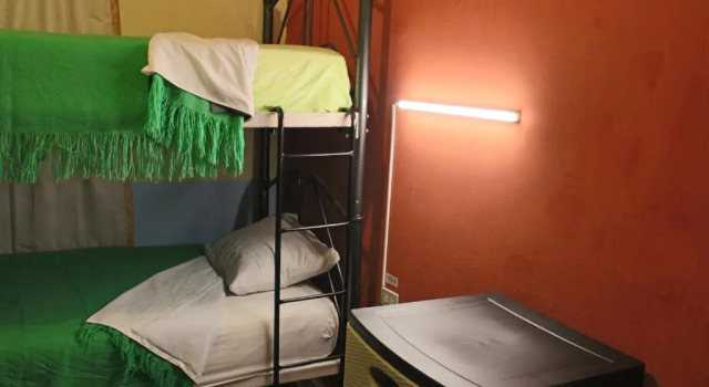 Кровать в общем номере Hostal Killa Llullu