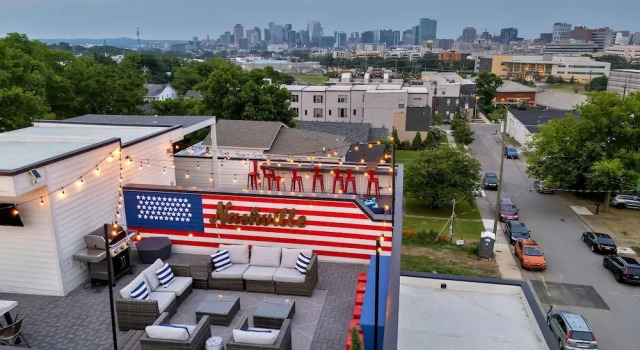 Ultimate Rooftop Double Games BBQ Skyline Views