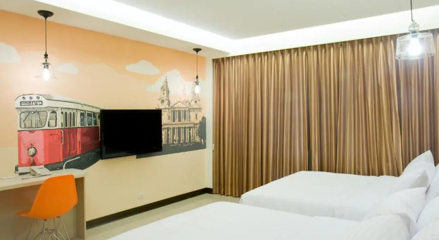 Standardowy czteroosobowy pokój Dong Men Hotel
