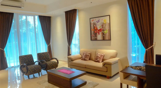 3 Bedrooms Premium Sudirman Residence by Travelio, Book Hotel Hotels in Setiabudi with a Pool, Swimming Pool