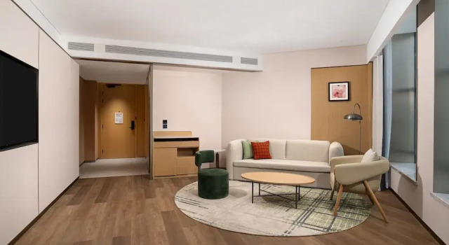 Двухместный люкс Deluxe Hilton Garden Inn Shannan Gesang Road