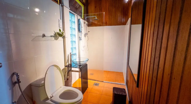 Domek wiejski i balkonem The Dusun