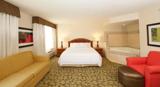 Двухместный номер с джакузи Hilton Garden Inn Virginia Beach Town Center