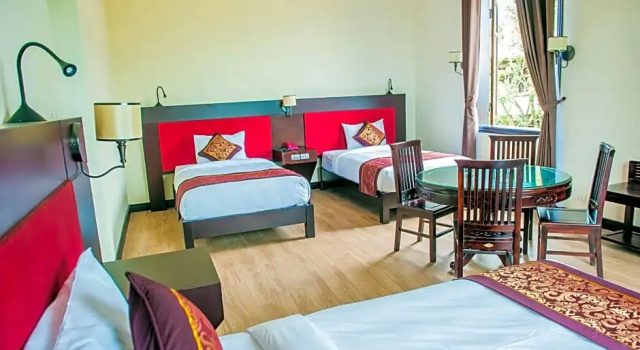 Трёхместный номер Deluxe Khách xá Bái Đính - Bai Dinh Guest House